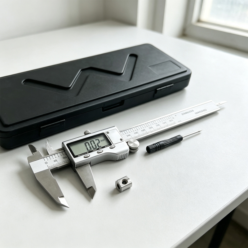 Digital Caliper 150Mm Stainless Steel - TON09 คาลิปเปอร์ดิจิทัลแบบอิเล็กทรอนิกส์ ทำจากสแตนเลสสตีล ขนาด 6 นิ้ว