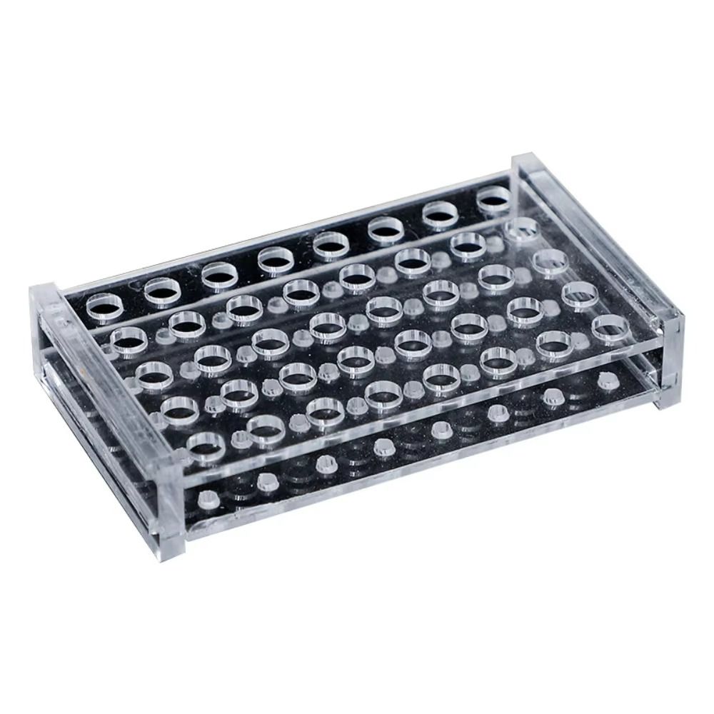 Lab Equipment - ชั้นวางหลอดทดลองอะคริลิกใส ทนทาน 24 รู 40 รู