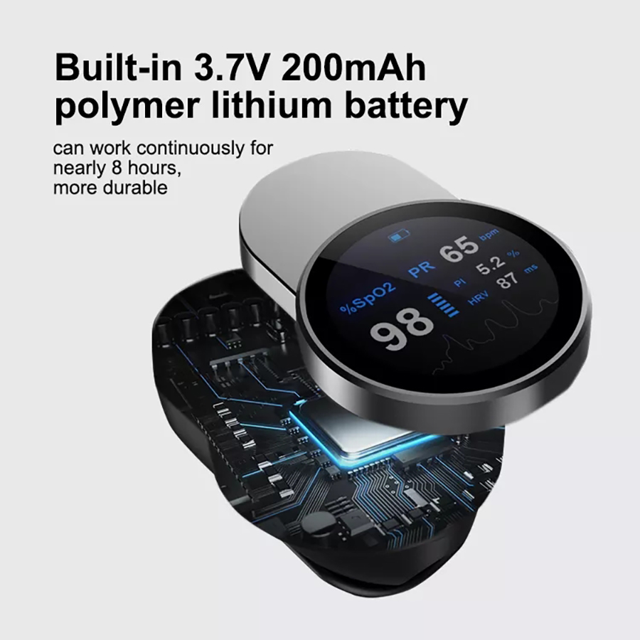 เครื่องวัดออกซิเจนในเลือดแบบหน - Pulse Oximeter Fingertip Rechargeable บทวิจารณ์และราคา