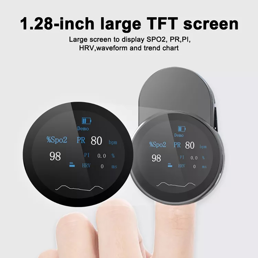 เครื่องวัดออกซิเจนในเลือดแบบหน - Pulse Oximeter Fingertip Rechargeable บทวิจารณ์และราคา