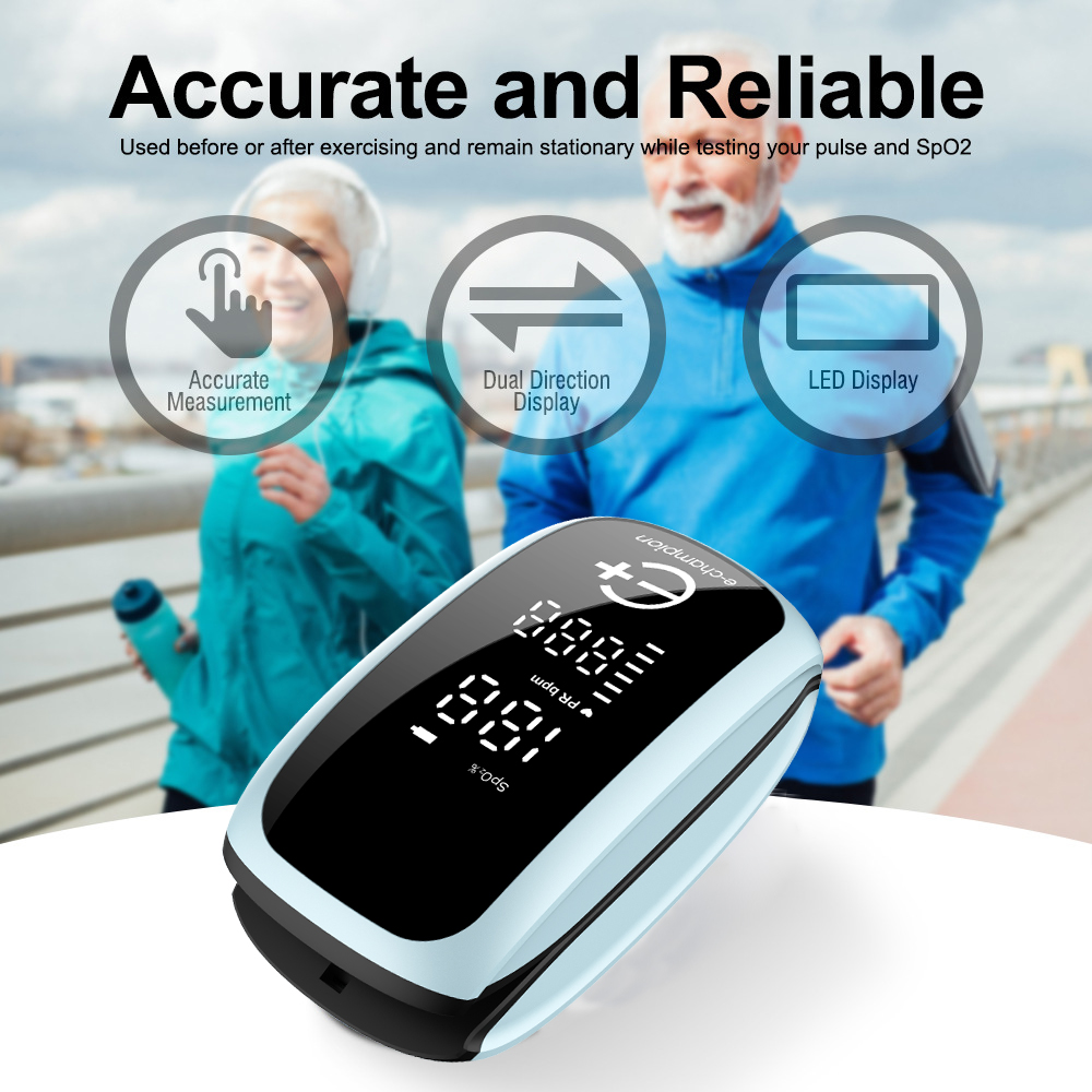 สายคล้องอุปกรณ์วัดออกซิเจนในเล - Pulse Oximeter Fingertip Rechargeable บทวิจารณ์และราคา