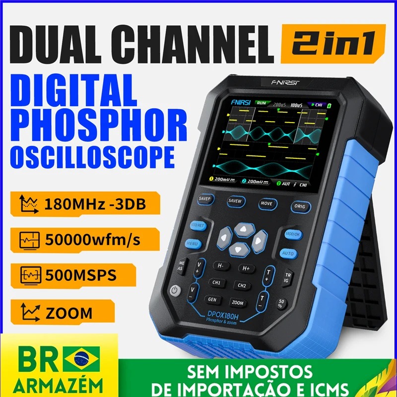 FNIRSI DPOX180H ออสซิลโลสโคปดิ - Fnirsi Digital Oscilloscope Handheld บทวิจารณ์และราคา