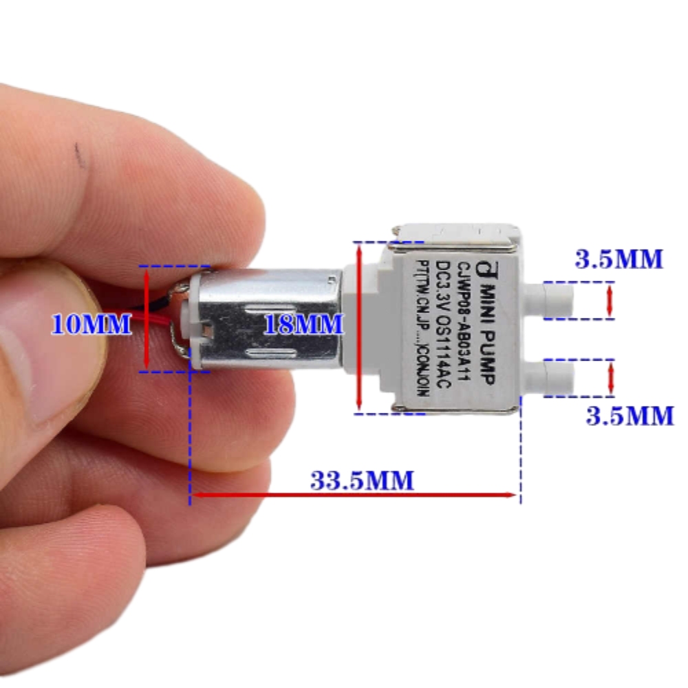ปั๊มน้ำขนาดเล็ก 0.3 ลิตร/นาที  - Mini Peristaltic Pump 12V บทวิจารณ์และราคา