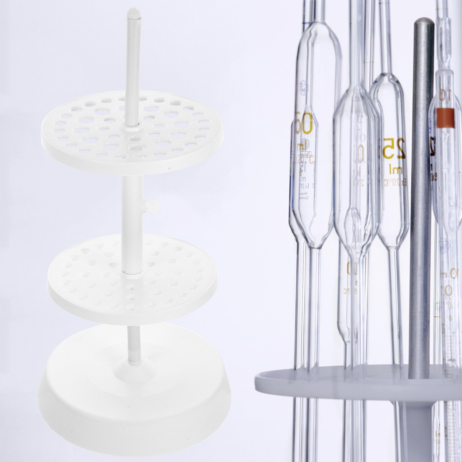 ขาตั้งพลาสติกทรงกลมสำหรับปิเปต - Lab Equipment บทวิจารณ์และราคา
