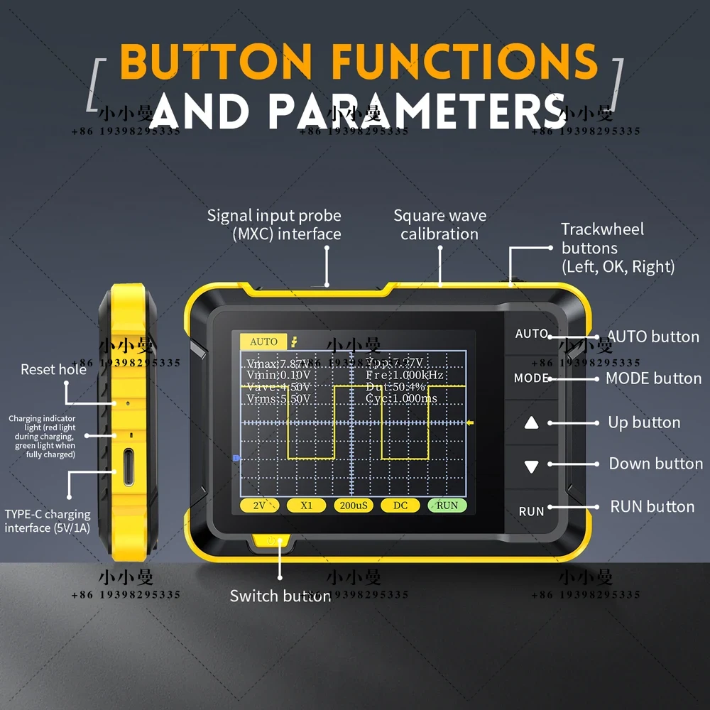 FNIRSI DSO152 ออสซิลโลสโคปดิจิ - Fnirsi Digital Oscilloscope Handheld บทวิจารณ์และราคา