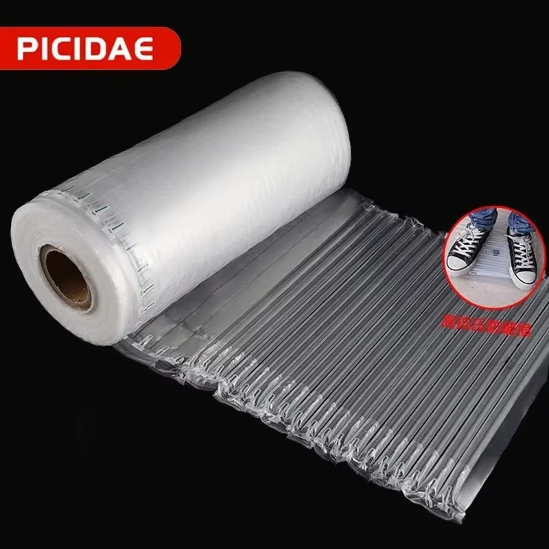 50M Air คอลัมน์กระเป๋ากันกระแท - Air Bubble Wrap Roll Packaging บทวิจารณ์และราคา