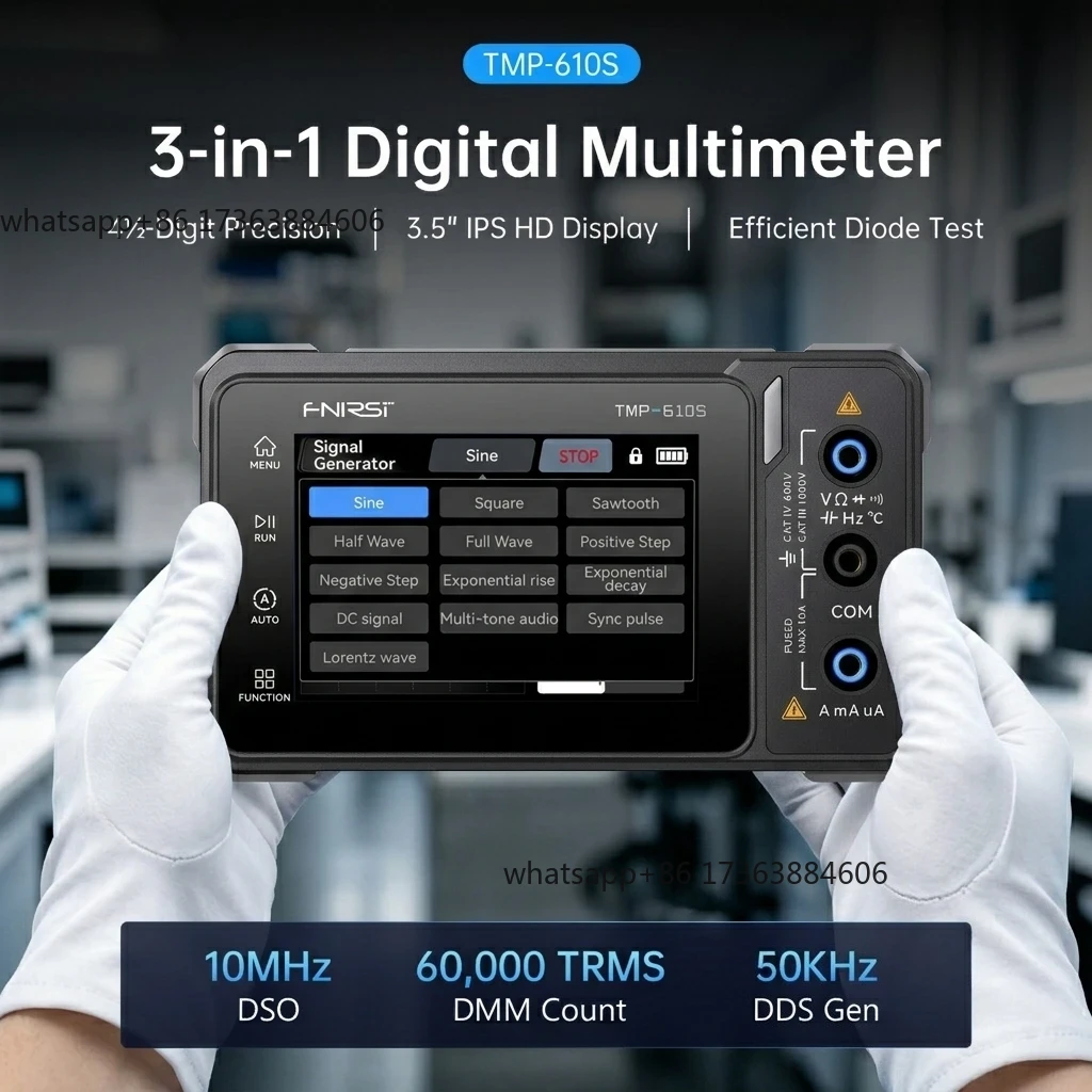FNIRSI TMP-610S มัลติมิเตอร์ดิ - Fnirsi Digital Oscilloscope Handheld บทวิจารณ์และราคา