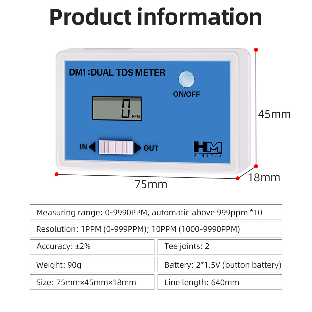 เครื่องทดสอบคุณภาพน้ําแบบดิจิต - Ph Meter Digital Water Tester บทวิจารณ์และราคา