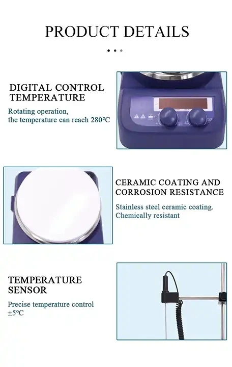 เครื่องกวนสารแม่เหล็กแบบให้ควา - Lab Magnetic Stirrer Hot Plate บทวิจารณ์และราคา