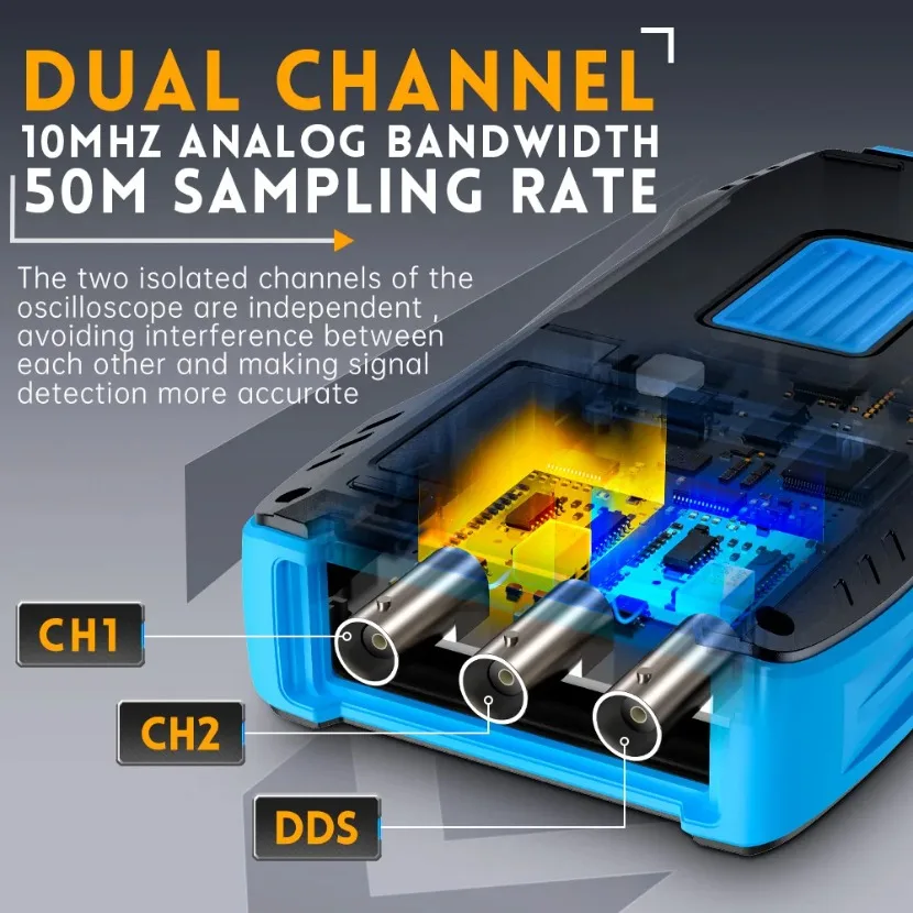 FNIRSI 2C23T ออสซิลโลสโคปดิจิท - Fnirsi Digital Oscilloscope Handheld บทวิจารณ์และราคา