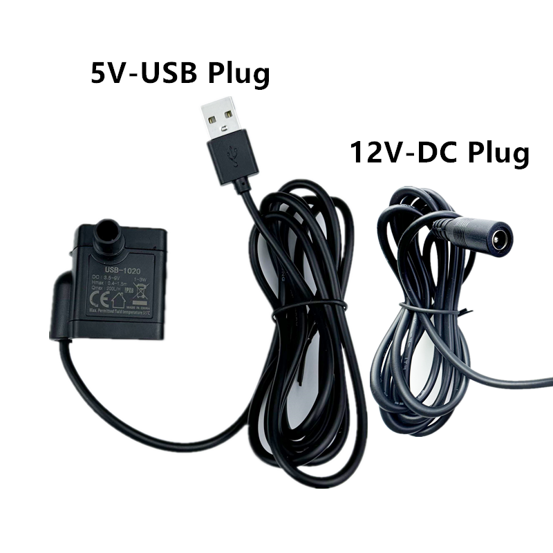 ปั๊มน้ำ 1 ชิ้น ปลั๊ก USB 5V 3W - Mini Peristaltic Pump 12V บทวิจารณ์และราคา