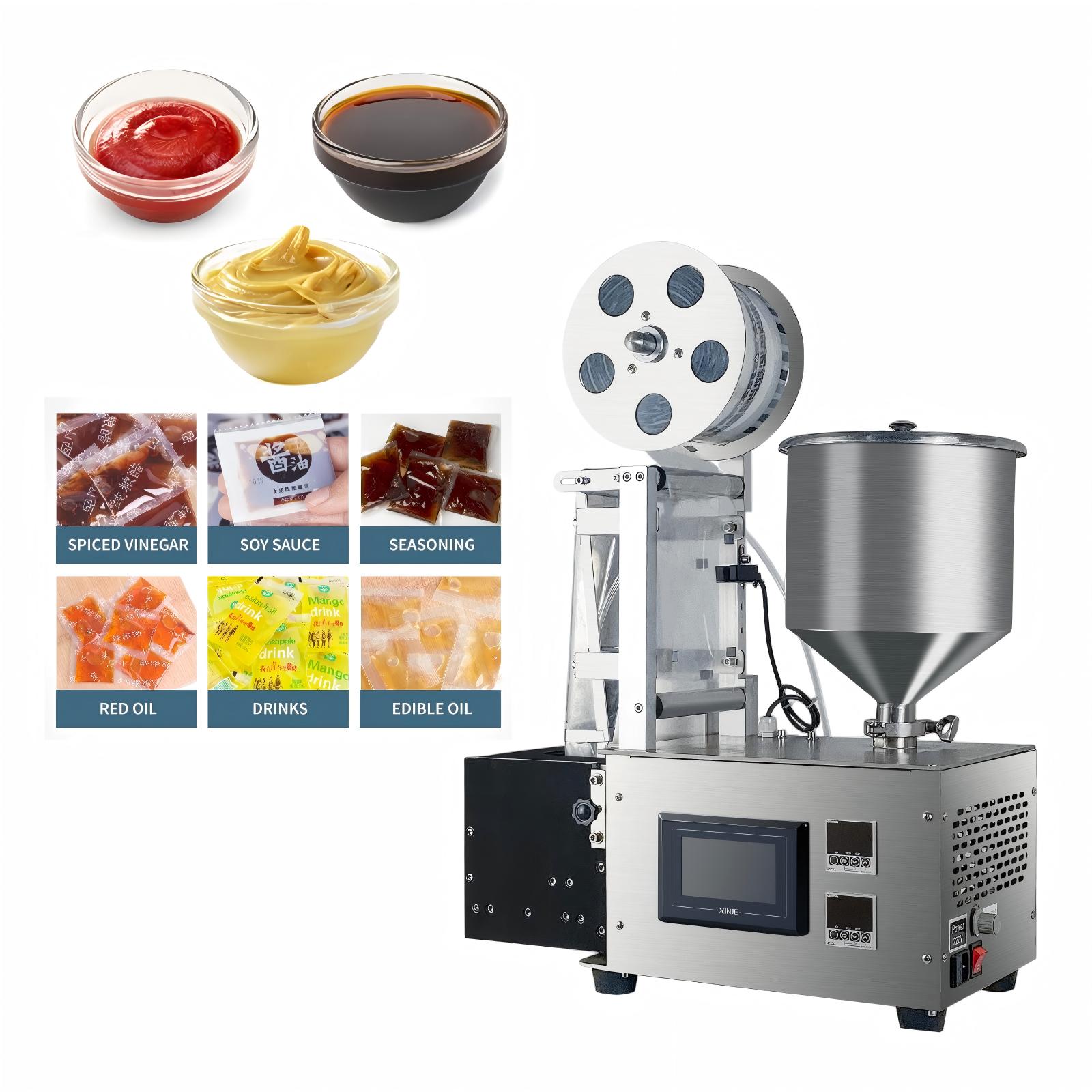 เครื่องบรรจุซอสเหลวอัตโนมัติแบ - Packaging บทวิจารณ์และราคา