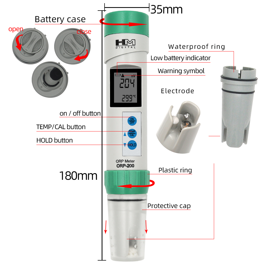 เครื่องทดสอบคุณภาพน้ำดิจิตอล,  - Ph Meter Digital Water Tester บทวิจารณ์และราคา